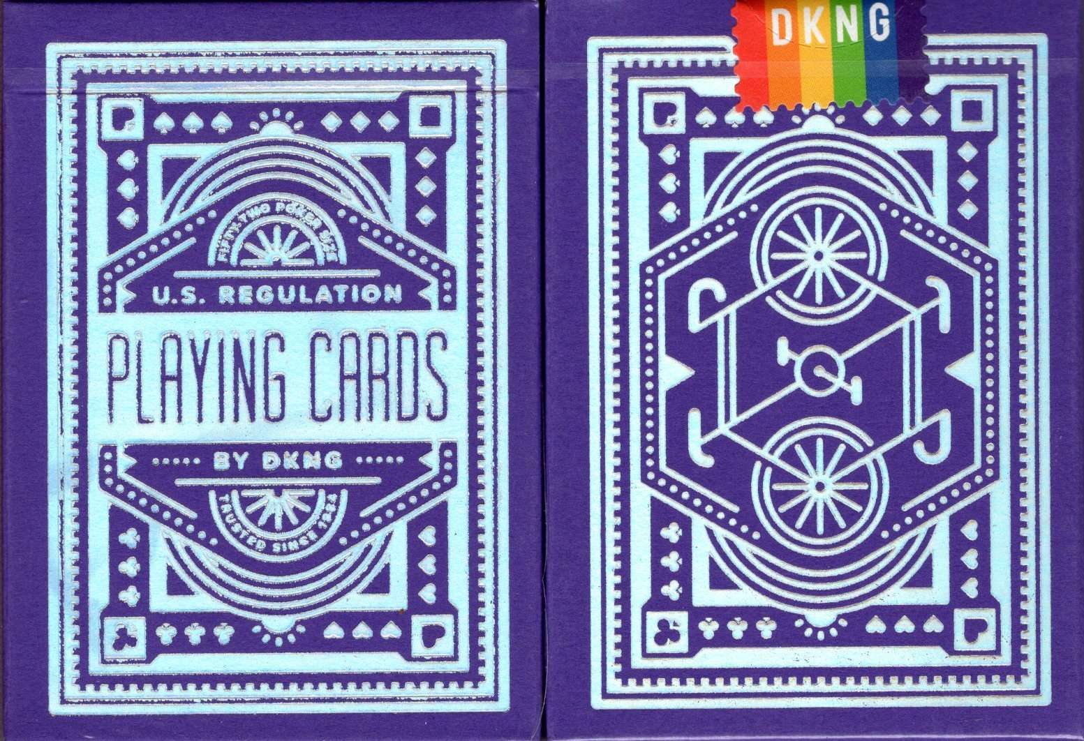 DKNG Rainbow Wheels Playing Cards EPCC - Image 8