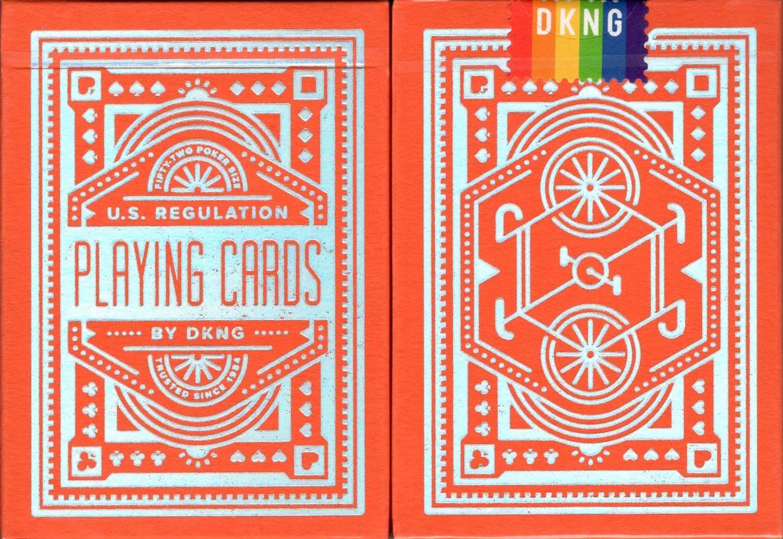 DKNG Rainbow Wheels Playing Cards EPCC - Image 9