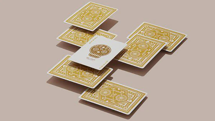 DKNG Yellow Wheel Playing Cards by Art of Play - Image 2