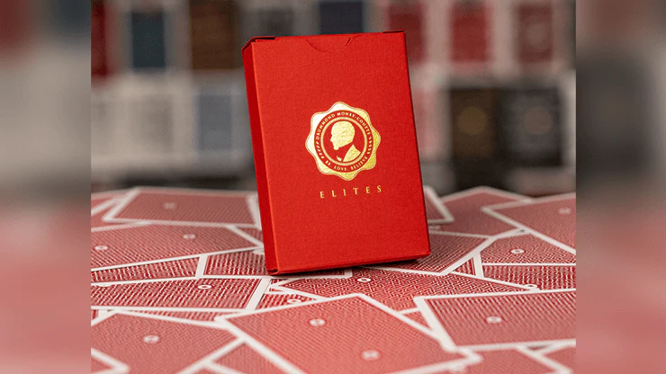 DMC Elites Red v5 Playing Cards USPCC - Image 2