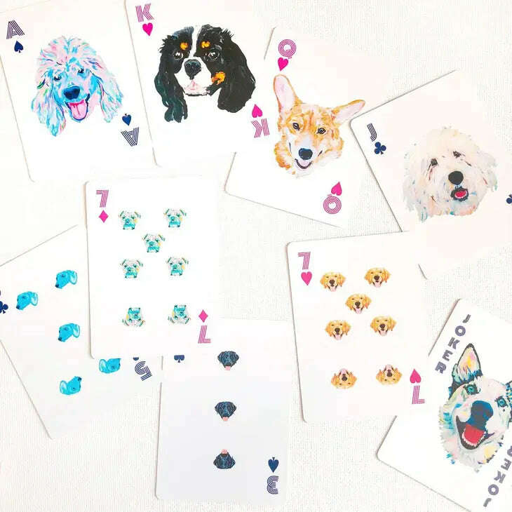 Dog Playing Cards - Image 2