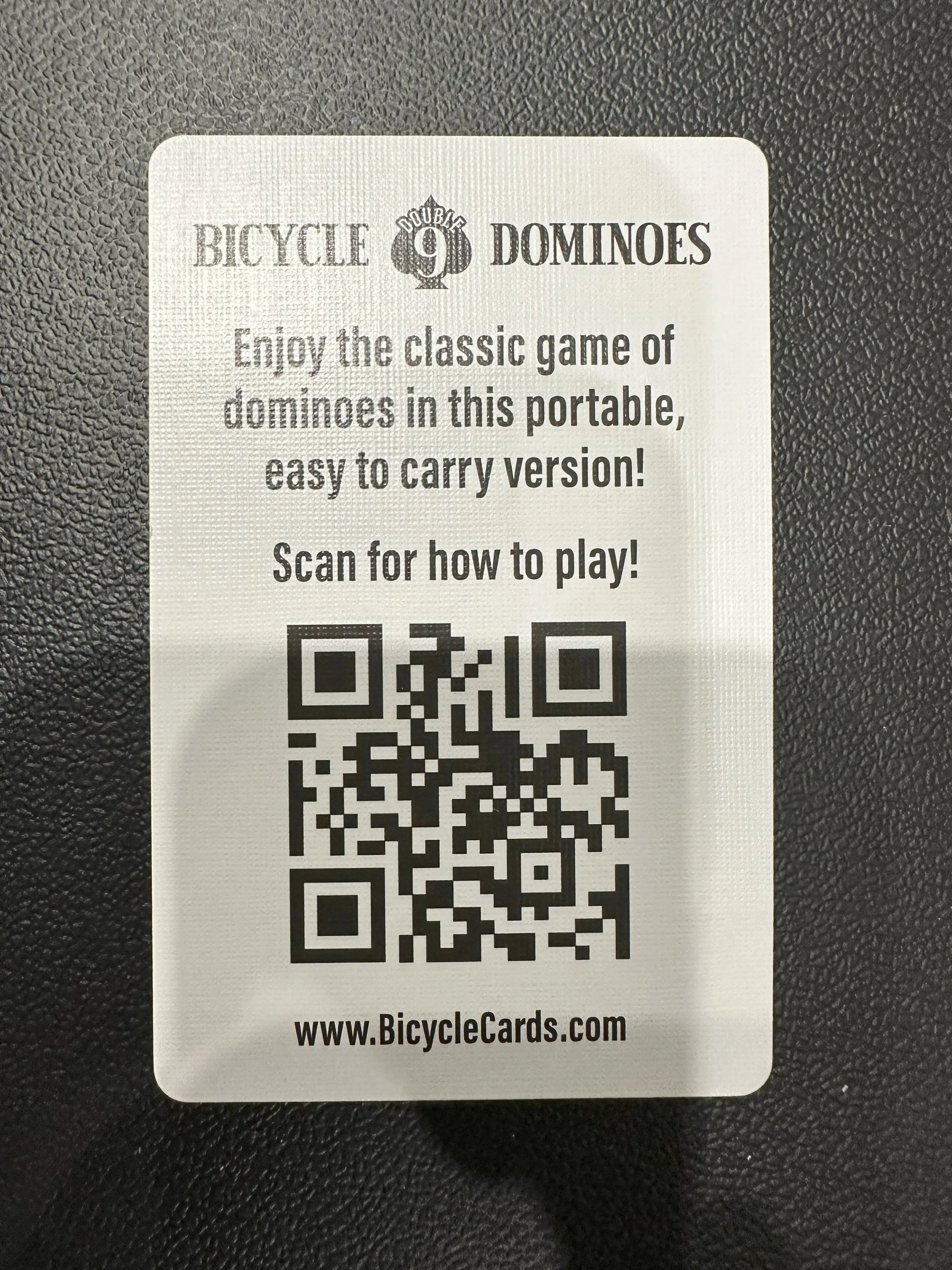 Double 9 Dominoes Cards by Bicycle - Image 5