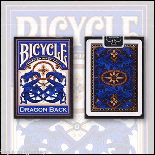 Dragon Back Blue Bicycle Playing Cards - Image 2
