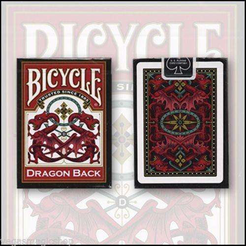 Dragon Back Red Bicycle Playing Cards - Image 2