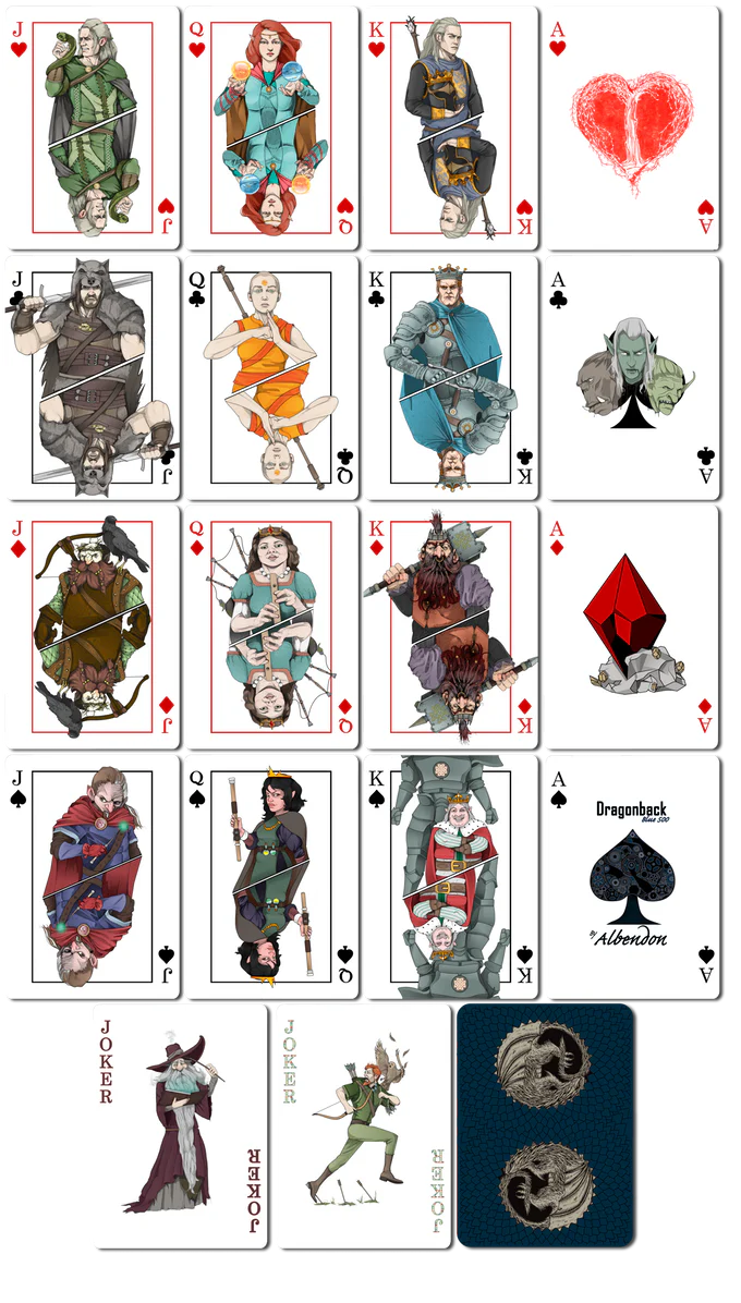 Dragonback Playing Cards NPCC 2 Deck Set - Image 7