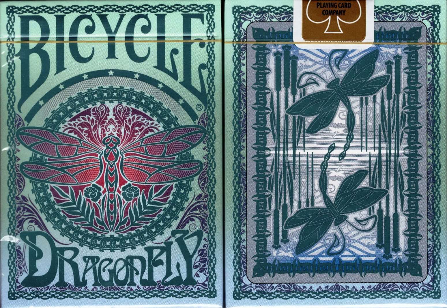 Dragonfly Gilded Bicycle Playing Cards - Image 2