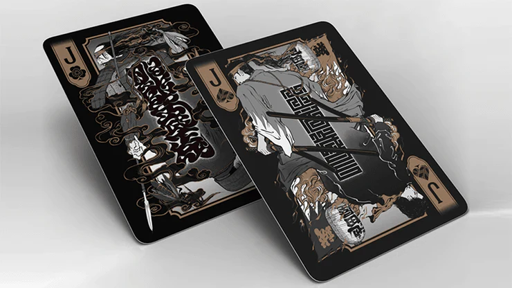 Edo Karuta Shogun Black Bicycle Playing Cards - Image 3