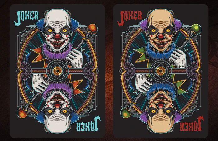 Eerie Bicycle Playing Cards - Red & Purple - Image 8