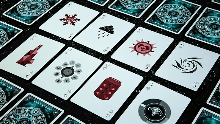 Elemental Master Green Playing Cards TWPCC - Image 2