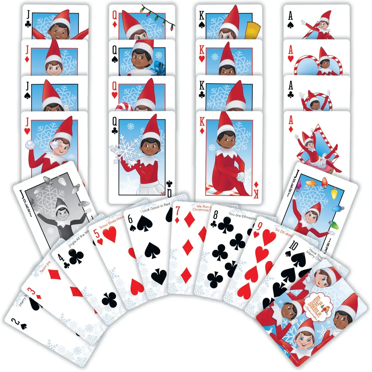 Elf On the Shelf Playing Cards by Masterpieces - Image 3