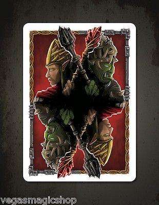 Elves & Orcs Bicycle Playing Cards - Image 4