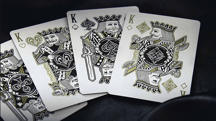 Empire Bloodlines Black Gold Playing Cards LPCC - Image 4