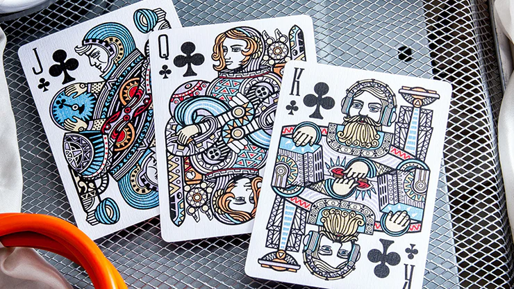 Escape Velocity Blue Playing Cards Cartamundi - Image 4