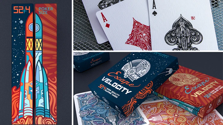 Escape Velocity Blue Playing Cards Cartamundi - Image 6