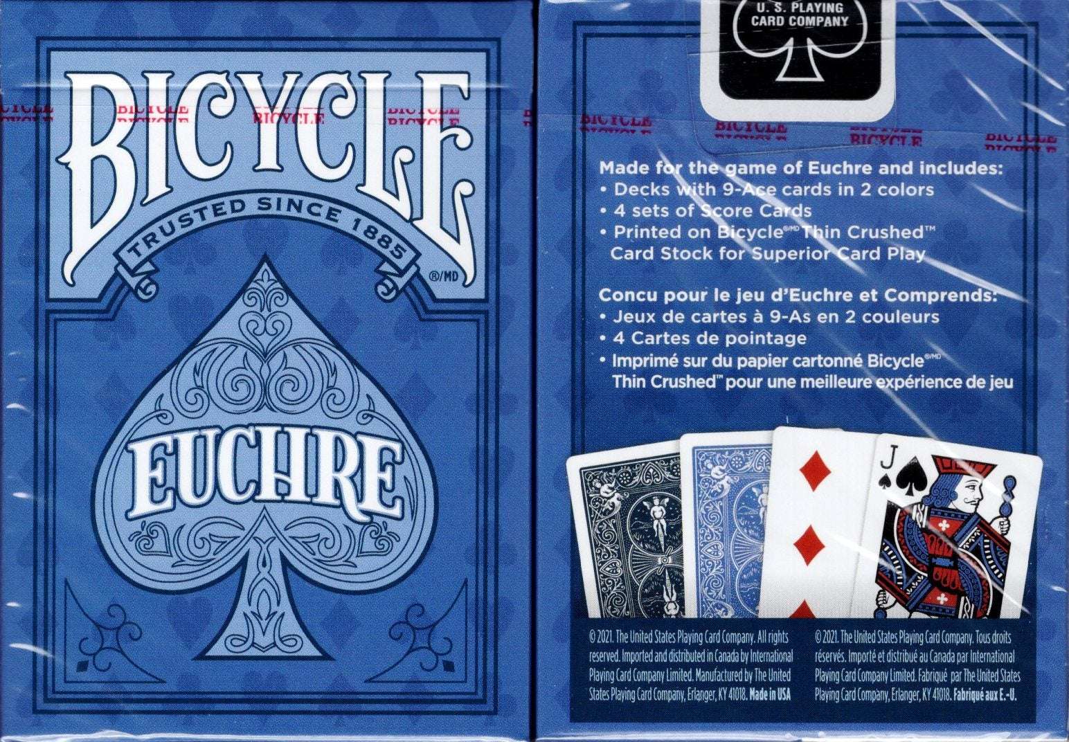 Bicycle Euchre - 2 Pre-Sorted Playing Card Decks in 1 - Image 8