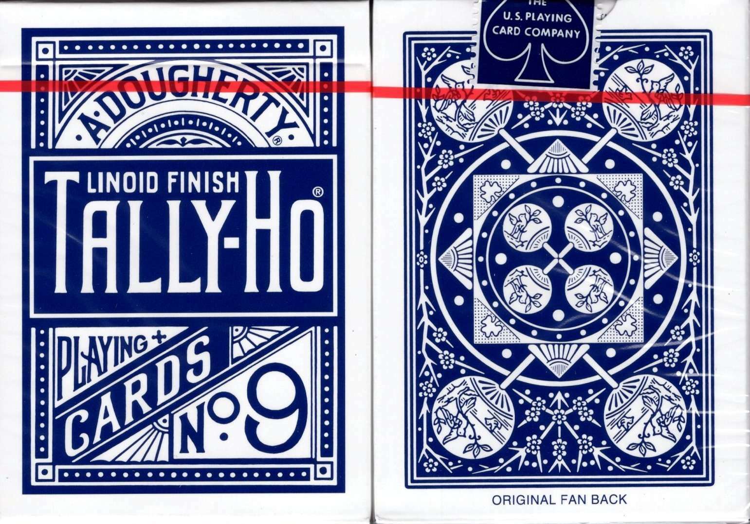 Expert Thin Tally-Ho Fan Back Playing Cards - Image 2