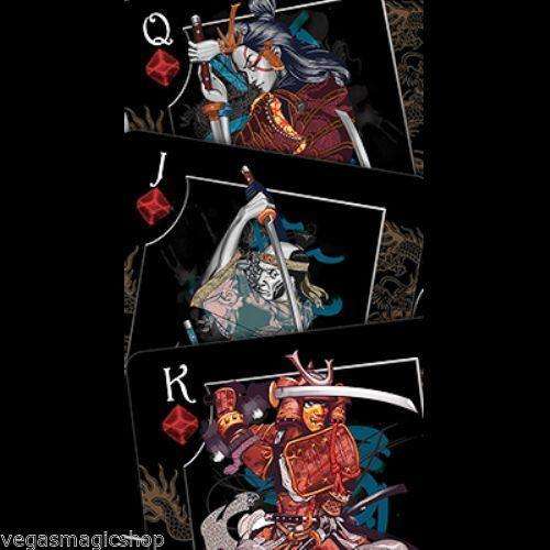 Feudal Samurai Numbered & Signed Sleeve Bicycle Playing Cards Deck - Image 4