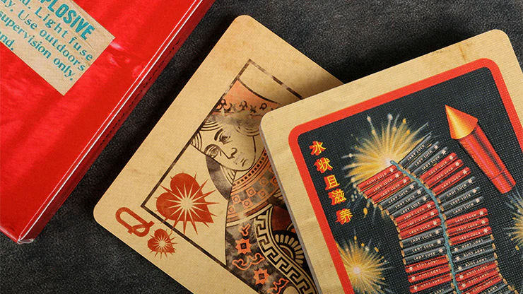 Firecracker Bicycle Playing Cards - Image 2