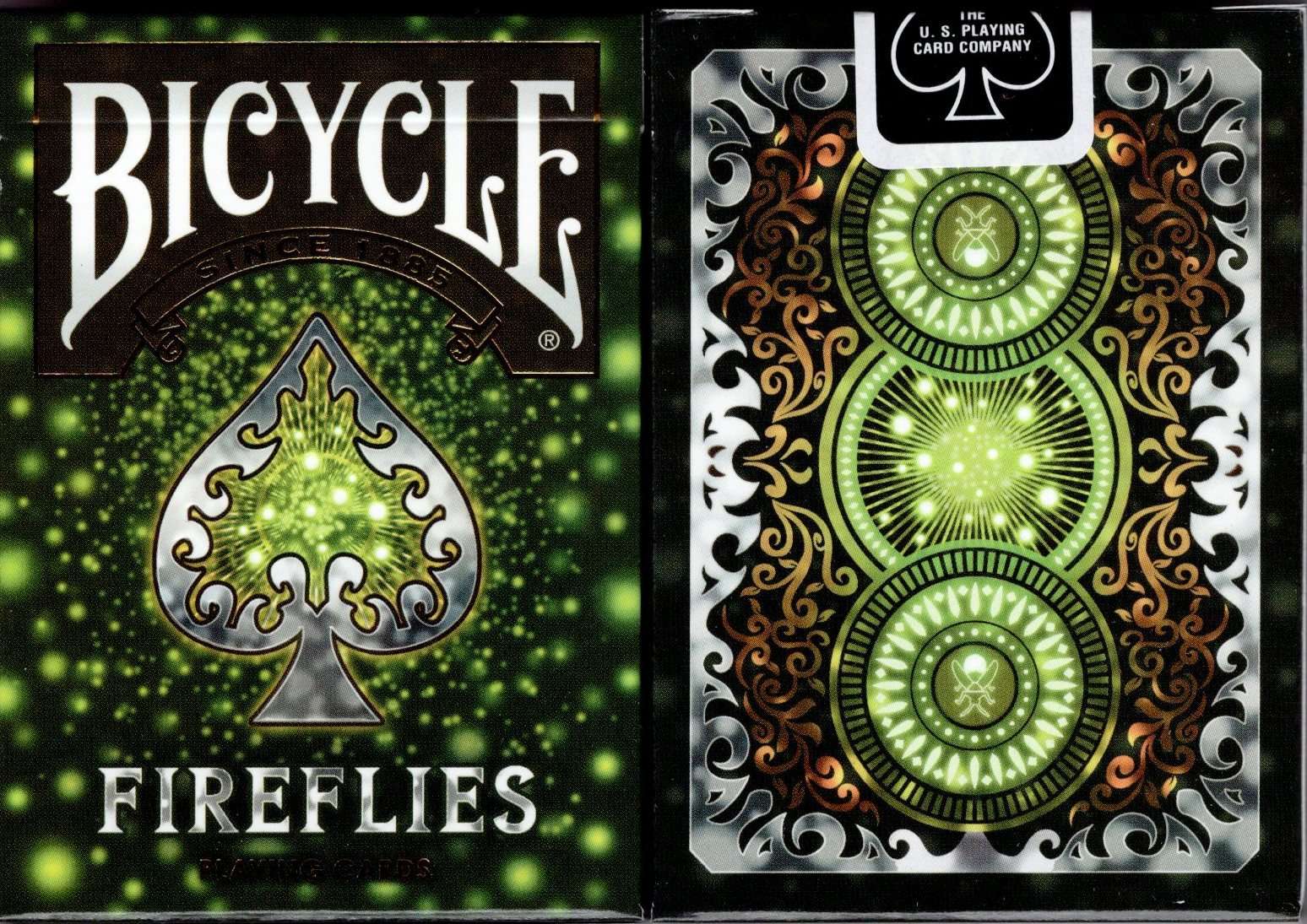 Fireflies v2 Bicycle Playing Cards