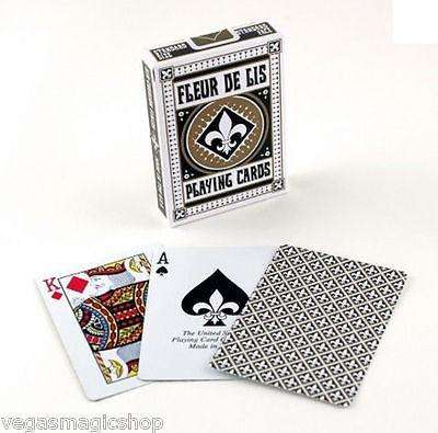 Fleur De Lis Black Playing Cards Deck - Image 2