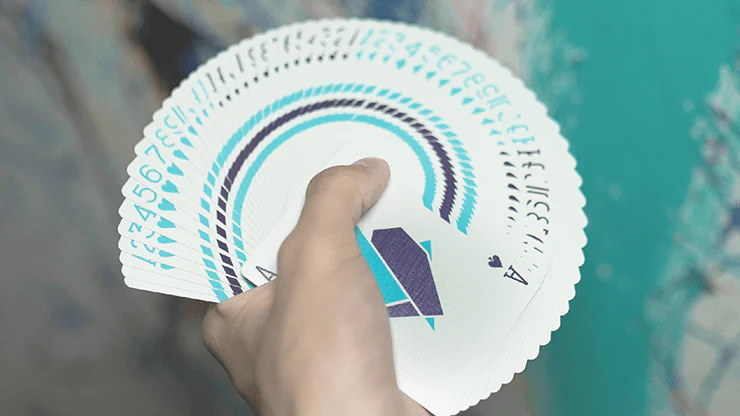 Flexible Gradients Blue Cardistry Playing Cards TCC - Image 4