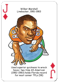 Florida Football Heroes Playing Cards - Image 6
