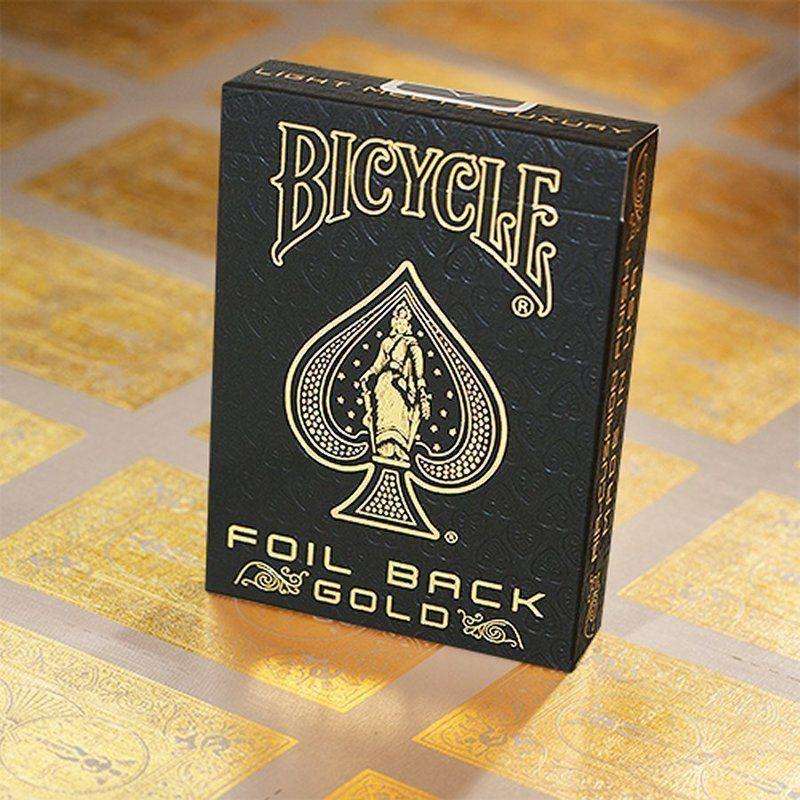 Foil Back Gold Bicycle Playing Cards Deck - Image 2