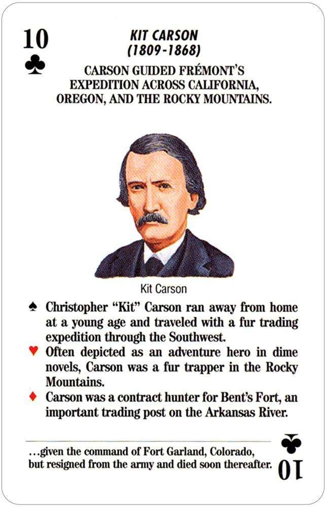 Frontiersmen of the Old West Playing Cards USGS - Image 3