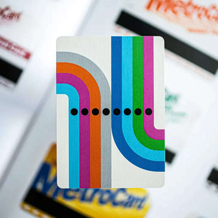Fulton Street MTA 1972 Vignelli Map Playing Cards USPCC - Image 9
