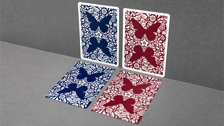 Gaff Butterfly Worker Marked Playing Cards Cartamundi - Image 2