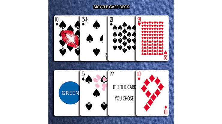 Gaff Rider Back Blue Bicycle Playing Cards - Image 3