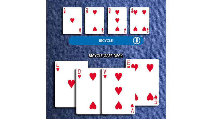 Gaff Rider Back Blue Bicycle Playing Cards - Image 4