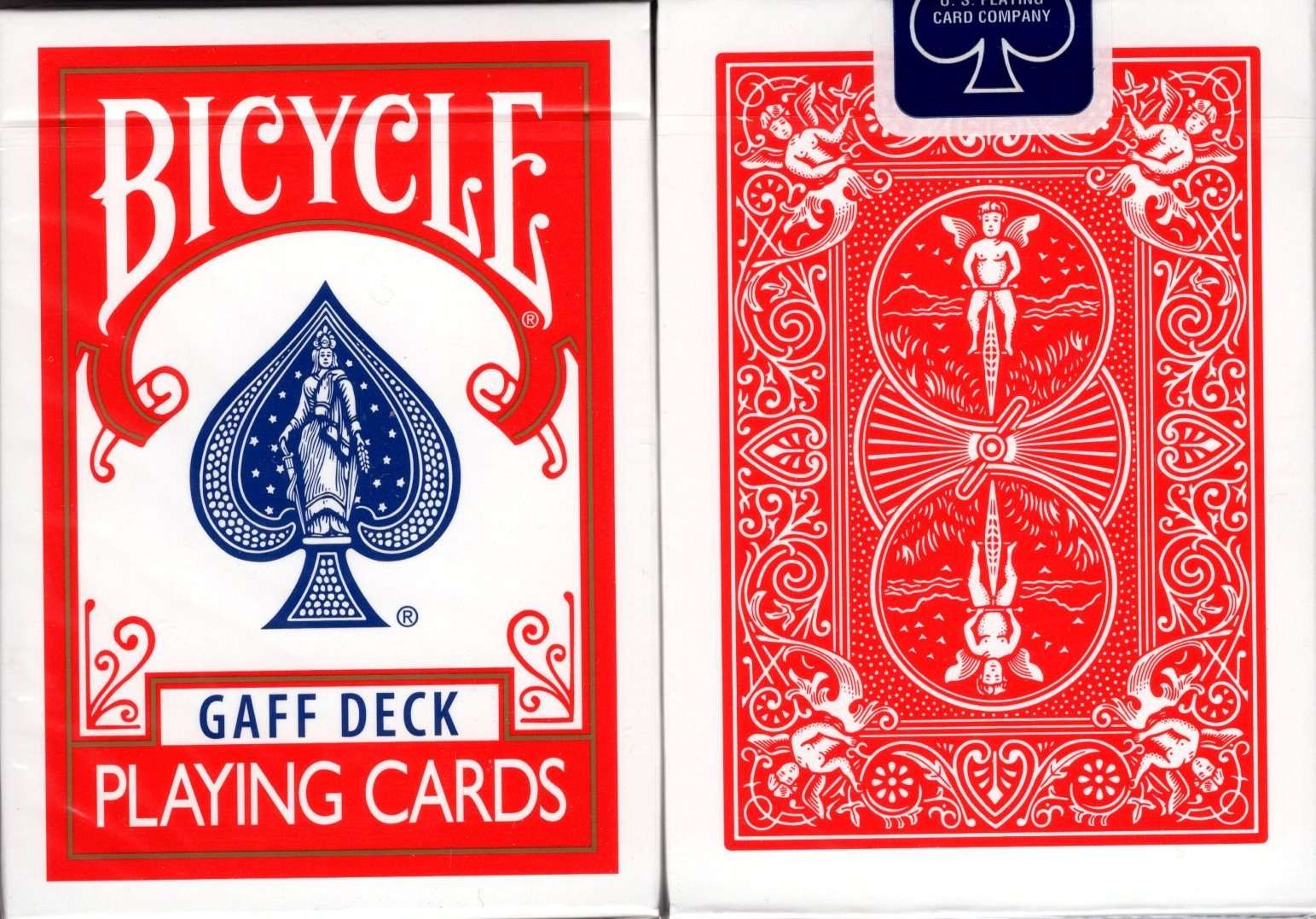 Gaff Rider Back Red Bicycle Playing Cards