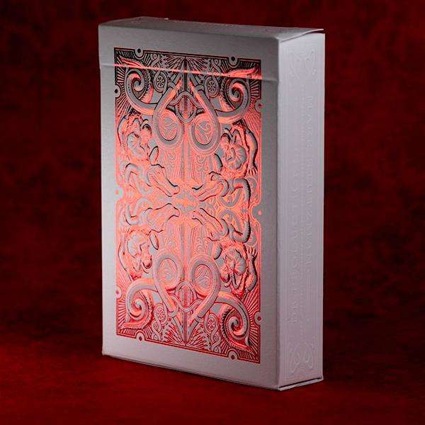 Gatorbacks Metallic Red Playing Cards USPCC - Image 8