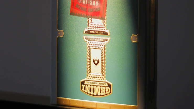 Gemini Casino Deluxe Turquoise Playing Cards USPCC - Image 3