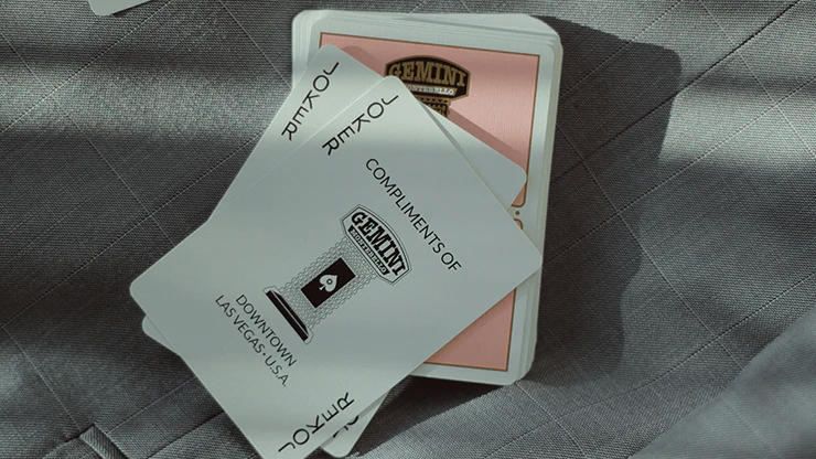 Gemini Casino Pink Playing Cards USPCC - Image 4