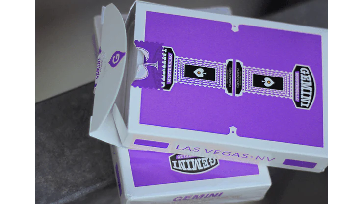 Gemini Casino Purple Playing Cards USPCC - Image 3