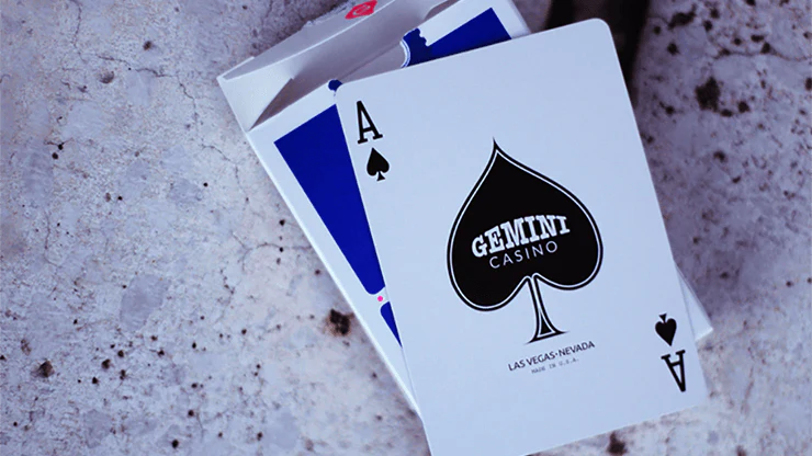 Gemini Casino Royal Blue Playing Cards USPCC - Image 3
