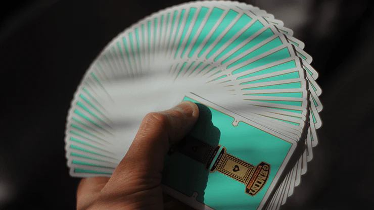 Gemini Casino Turquoise Playing Cards USPCC - Image 5