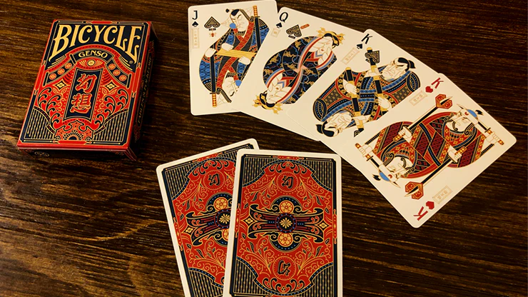 Genso Blue Bicycle Playing Cards - Image 5
