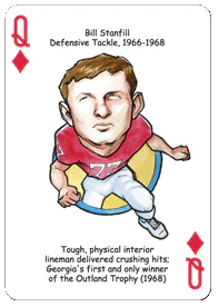 Georgia Football Heroes Playing Cards - Image 2