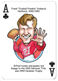 Georgia Football Heroes Playing Cards - Image 4