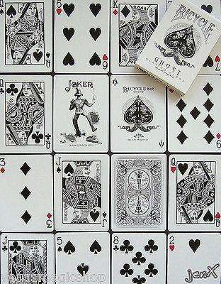 Ghost White Bicycle Playing Cards - Image 3