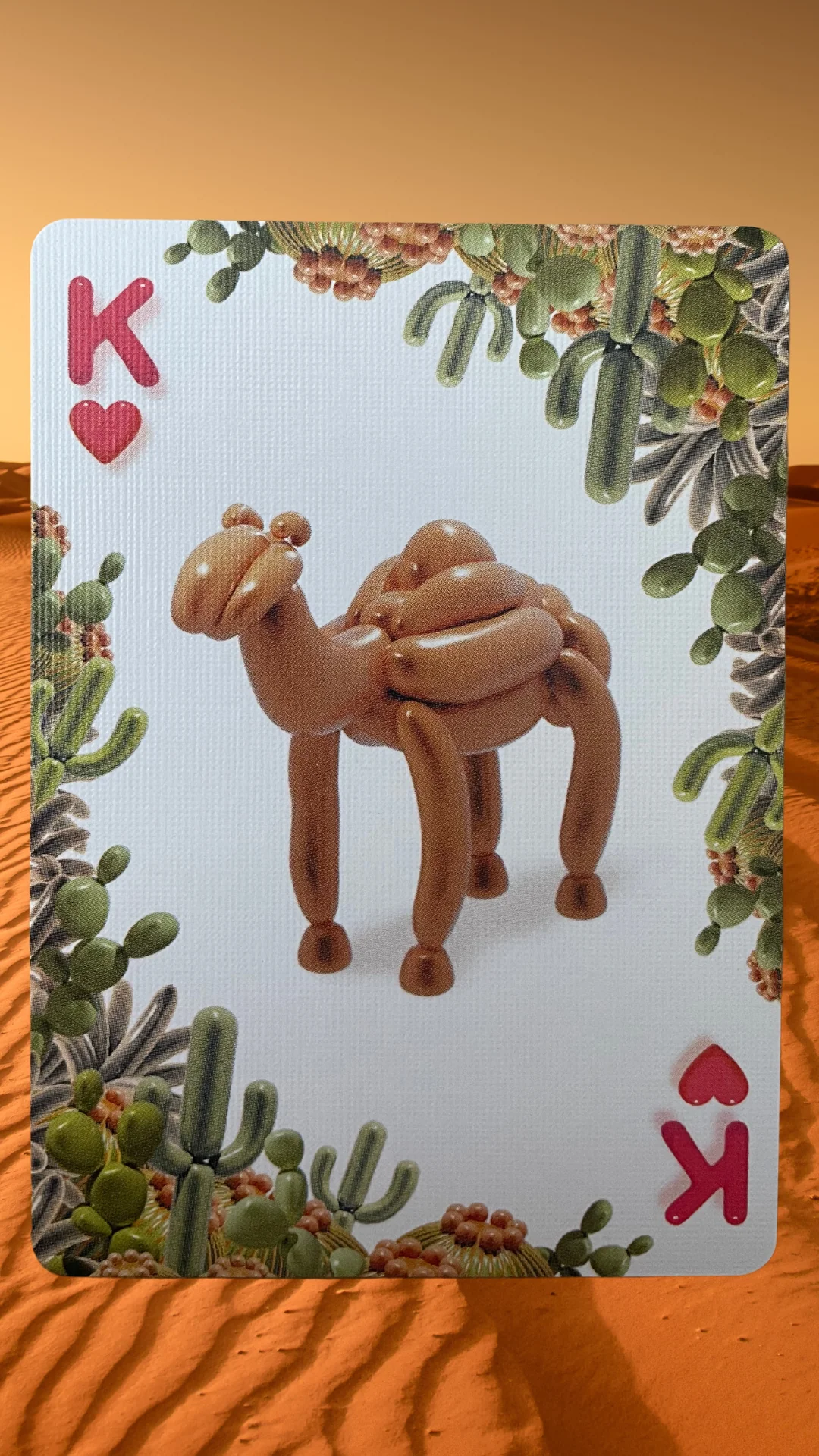Balloon Desert Gilded Bicycle Playing Cards - Image 7