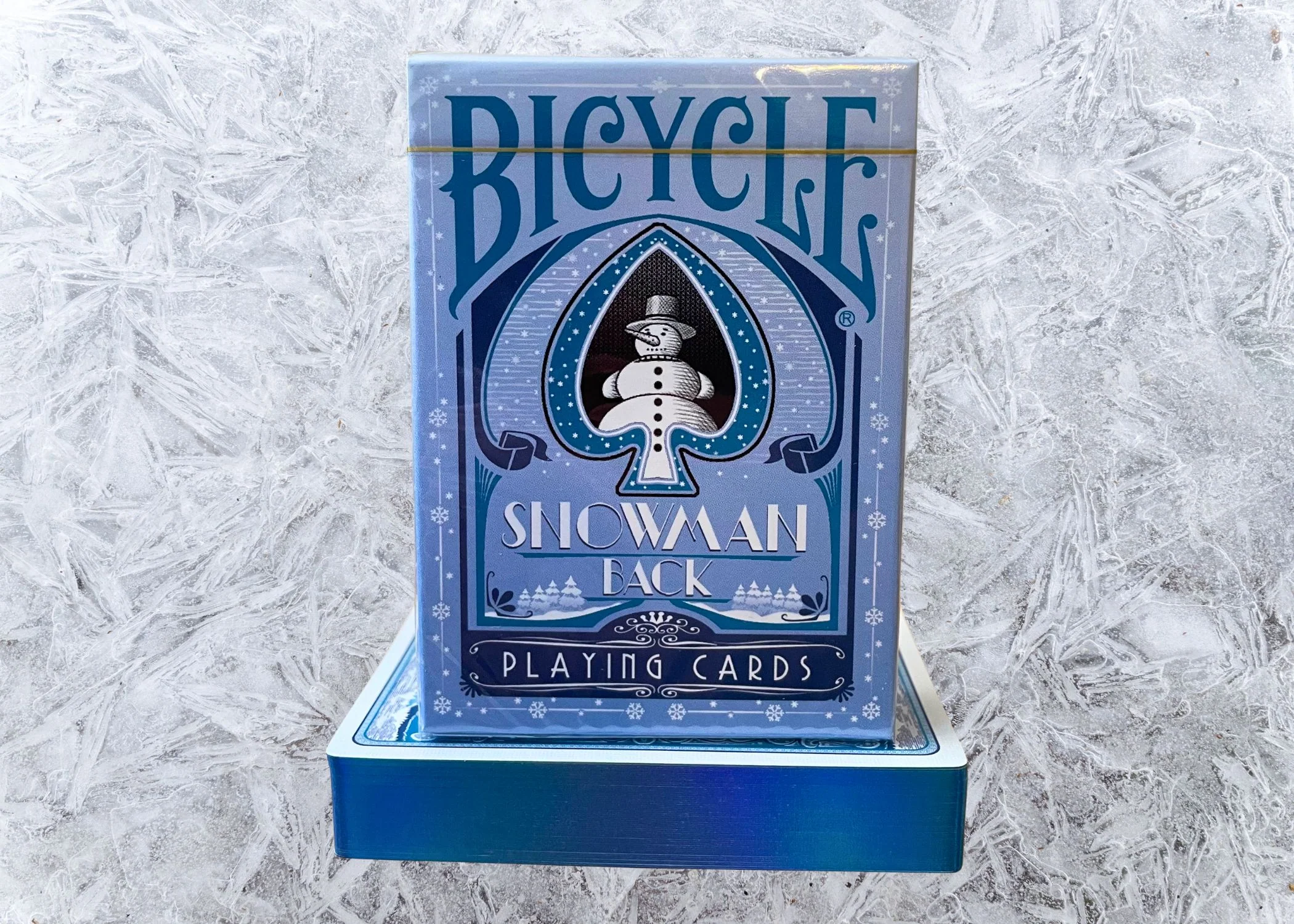 Gilded Bicycle Snowman Limited Edition 3-Deck Playing Card Set - Image 2