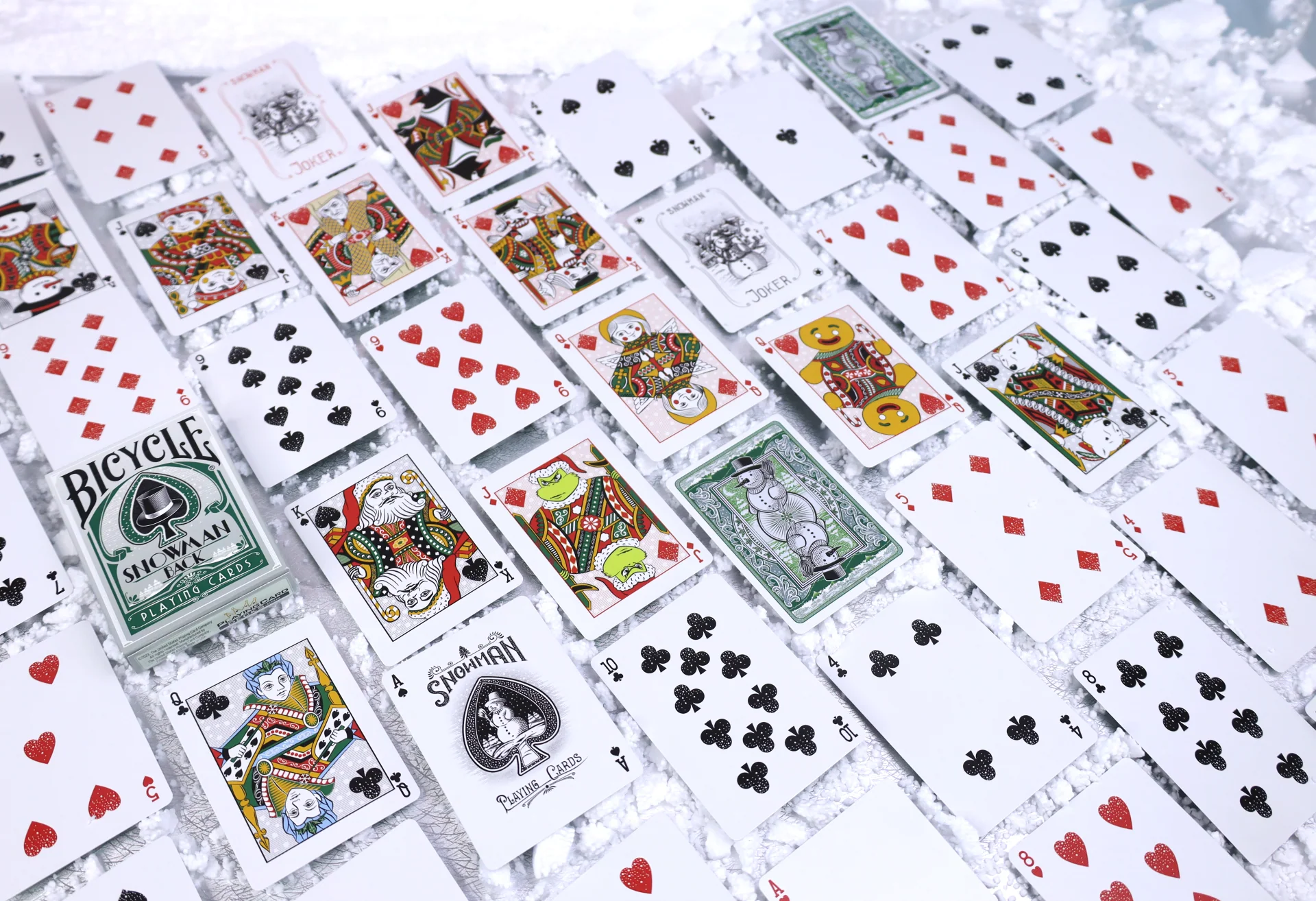 Gilded Bicycle Snowman Limited Edition 3-Deck Playing Card Set - Image 8