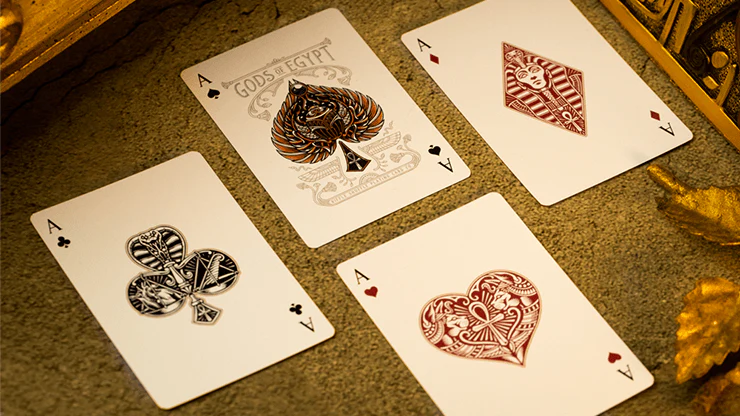 Gods of Egypt Golden Oasis Gilded Playing Cards TWPCC - Image 9