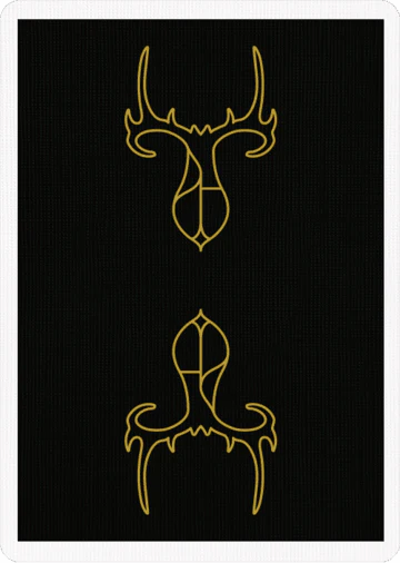 Gold Philia Playing Cards USPCC - Image 4