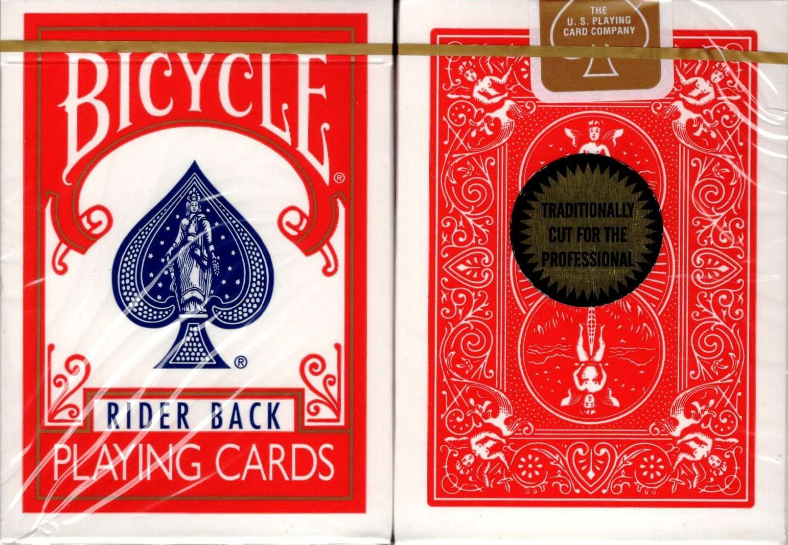 Gold Standard 808 Red Bicycle Playing Cards