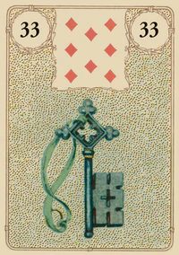 Golden Lenormand Oracle Deck Lo Scarabeo - Image 3